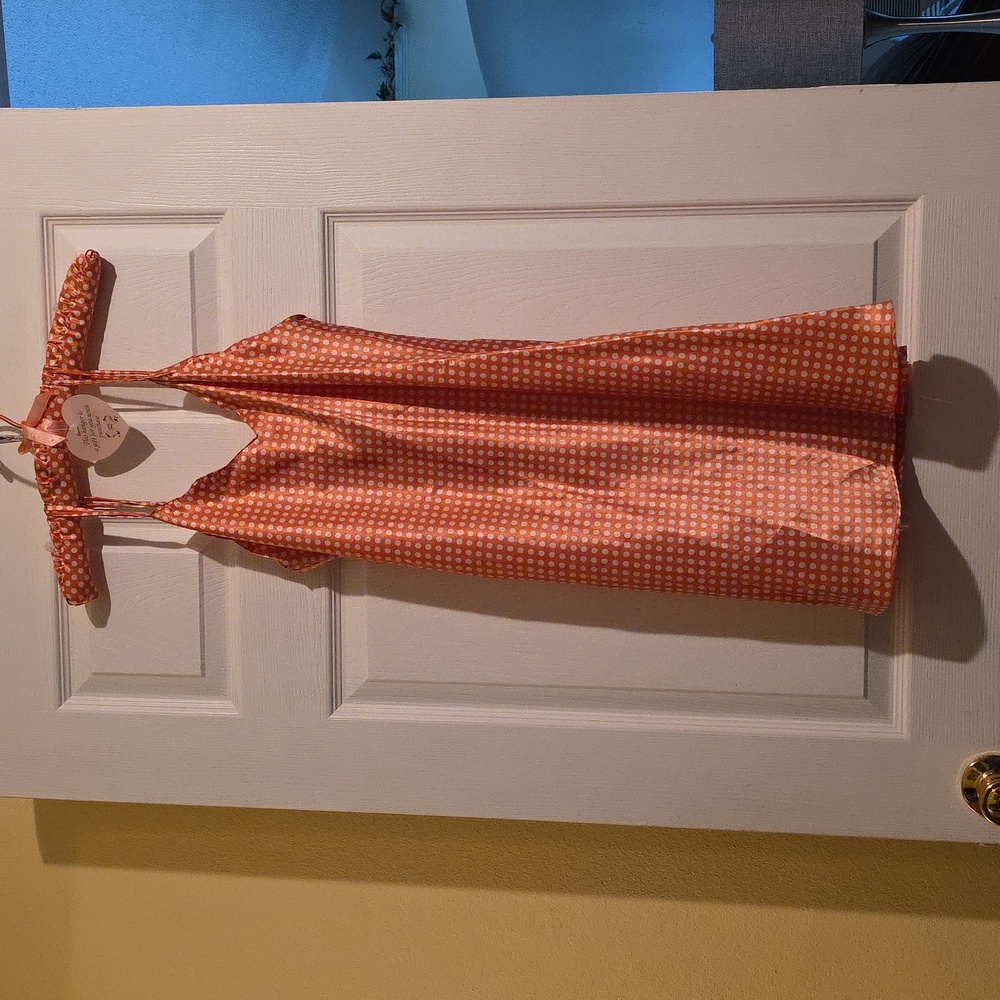 Pink Nightgown Polka Dot